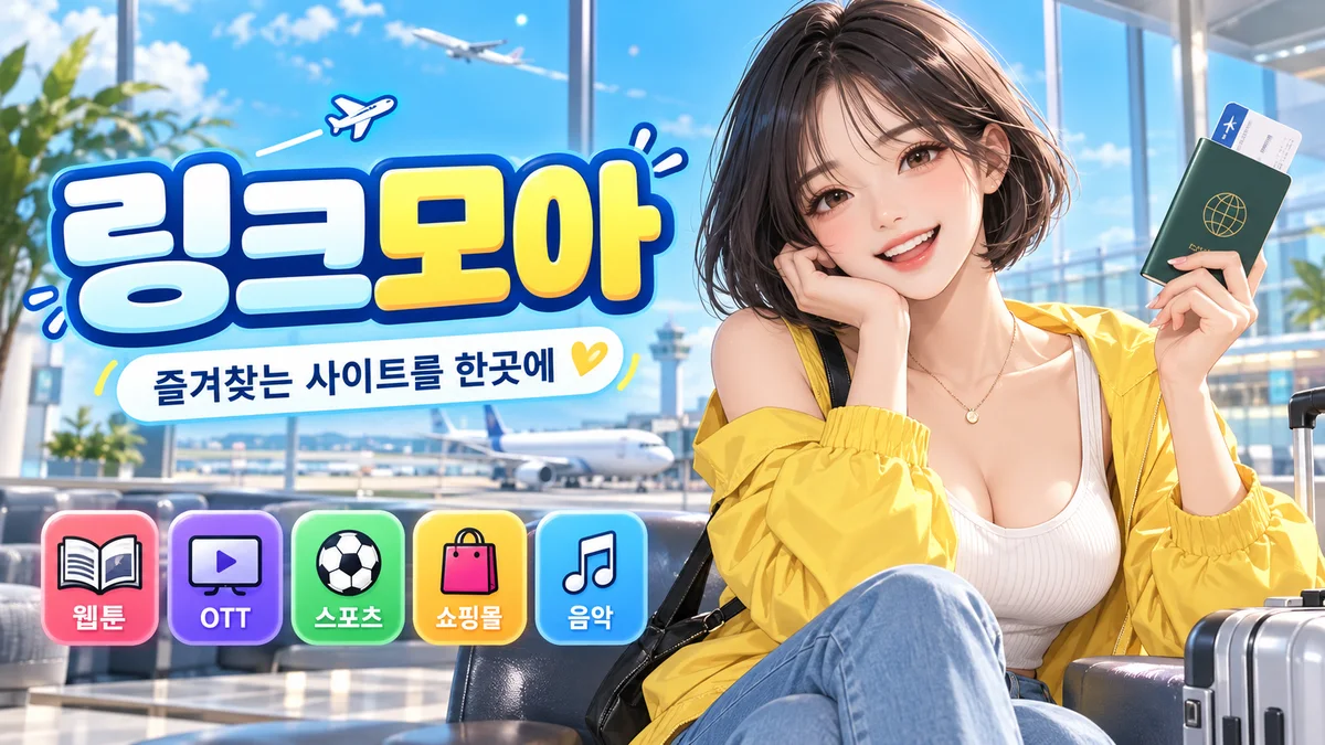 링크모아 공식 주소 확인 안내 배너